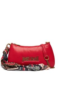 Just Cavalli Torebka 79RA4BD7 ZS748 Czerwony. Kolor: czerwony. Materiał: skórzane