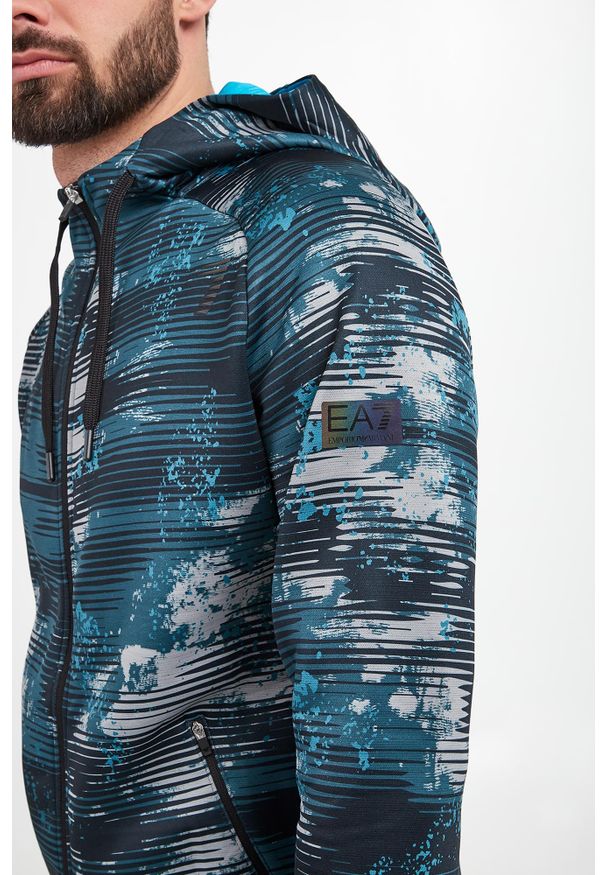 EA7 Emporio Armani - Bluza męska EA7 EMPORIO ARMANI. Typ kołnierza: kaptur. Wzór: nadruk