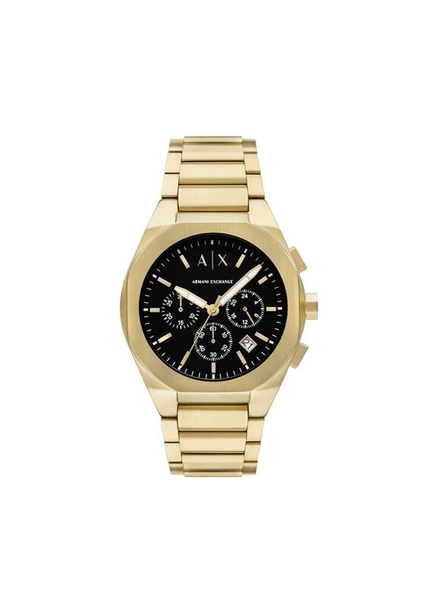 Armani Exchange Zegarek Rafael AX4180 Złoty. Kolor: złoty