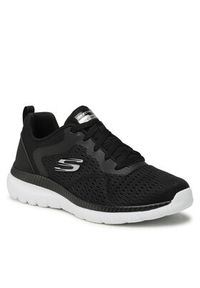 skechers - Skechers Sneakersy Quick Path 12607/BKW Czarny. Kolor: czarny. Materiał: materiał #2