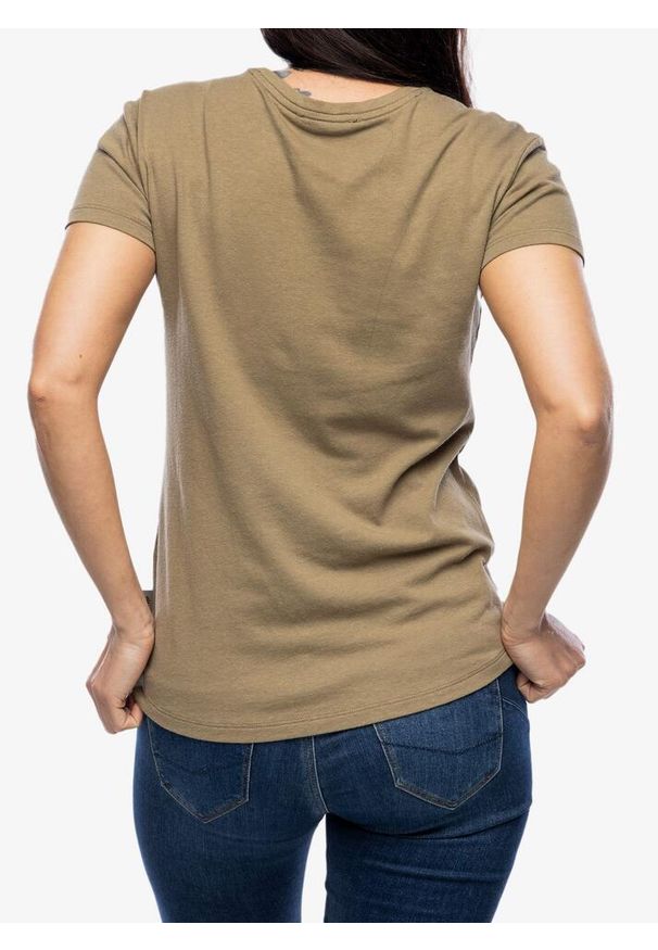 ROYAL ROBBINS - Koszulka bawełniana damska Royal Robbins Basecamp Tee. Kolor: zielony. Materiał: bawełna