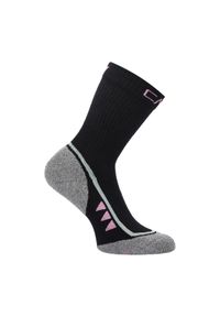 Skarpety trekkingowe dla kobiet CMP Supersoft 50. Kolor: czarny. Sport: turystyka piesza #1