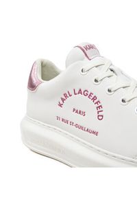 Karl Lagerfeld - KARL LAGERFELD Sneakersy KL62539F Biały. Kolor: biały. Materiał: skóra
