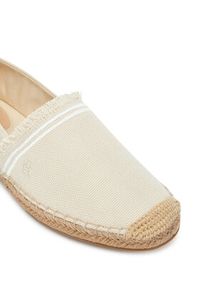 TOMMY HILFIGER - Tommy Hilfiger Espadryle Fringe Canvas Closed Espadrille FW0FW08881 Beżowy. Kolor: beżowy. Materiał: materiał #4