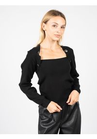 Silvian Heach Sweter | PGA22297MA | Kobieta | Czarny. Kolor: czarny. Materiał: nylon, wiskoza, akryl