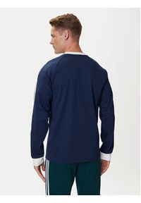 Adidas - adidas Longsleeve adicolor Classics 3-Stripes IM9428 Granatowy Slim Fit. Kolor: niebieski. Materiał: bawełna. Długość rękawa: długi rękaw #4
