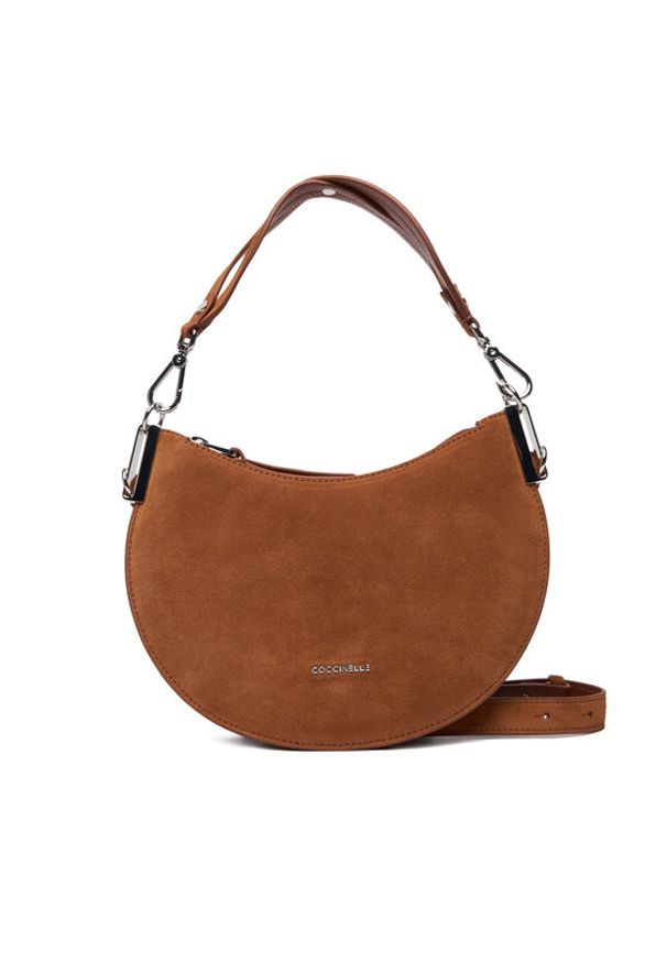 Coccinelle Torebka QKG Coccinellesunup Suede E1 QKG 13 03 01 Brązowy. Kolor: brązowy. Materiał: zamszowe, skórzane