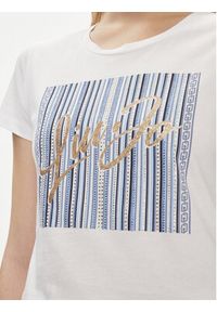 Liu Jo T-Shirt MA4340 JS923 Biały Regular Fit. Kolor: biały. Materiał: bawełna