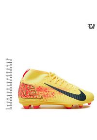 Nike Buty do piłki nożnej HF6283 800 Żółty. Kolor: żółty. Materiał: skóra #4