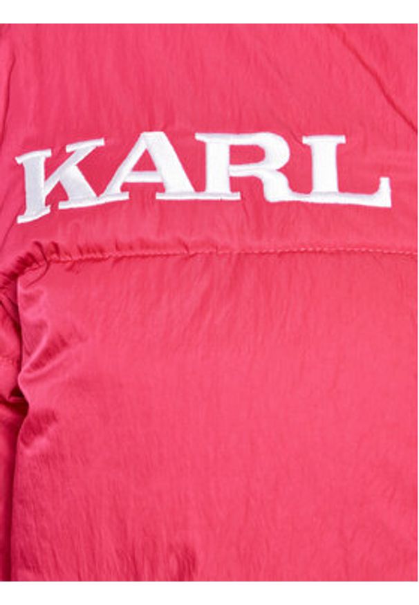 Karl Kani Kurtka zimowa Retro 6176635 Różowy Relaxed Fit. Kolor: różowy. Materiał: syntetyk. Sezon: zima. Styl: retro