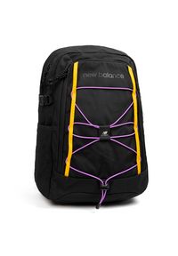 Plecak New Balance LAB23023TGD – czarny. Kolor: czarny. Materiał: poliester. Wzór: napisy #1