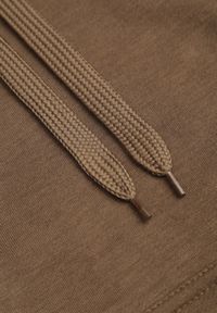 Born2be - Ciemnozielona Bluza z Kapturem Kasseia. Typ kołnierza: kaptur. Kolor: zielony. Materiał: dzianina, polar. Styl: klasyczny #6