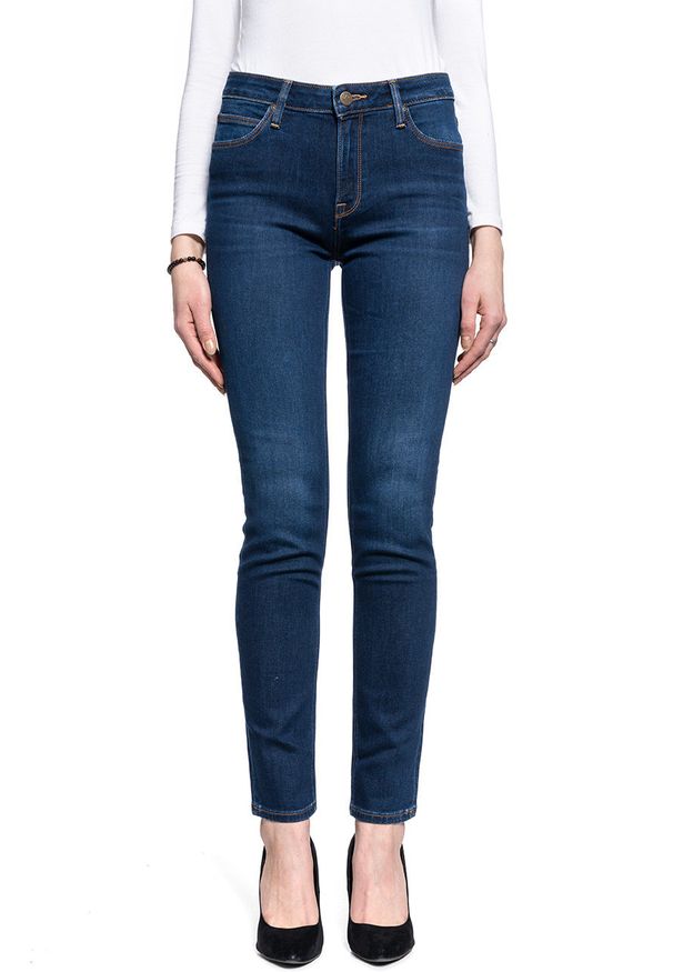 Lee - DAMSKIE SPODNIE JEANSOWE LEE ELLY DARK ROOK L305NOXE 112106131