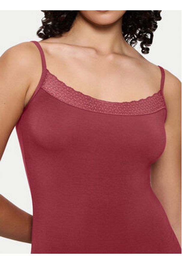 Triumph Top Feel Of Modal 10221654 Różowy Slim Fit. Kolor: różowy