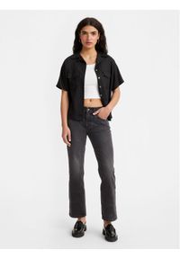 Levi's® Jeansy Middy A5563-0000 Czarny Bootcut Fit. Kolor: czarny