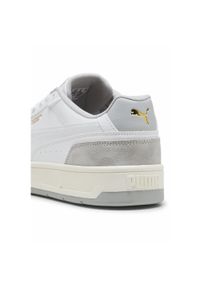 Puma - Sneakersy unisex Court Classico Sport PUMA White Cool Light Gray. Kolor: biały, wielokolorowy, szary. Materiał: zamsz
