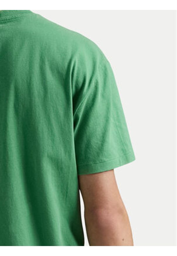 Polo Ralph Lauren T-Shirt 710973138001 Zielony Custom Slim Fit. Typ kołnierza: polo. Kolor: zielony. Materiał: bawełna
