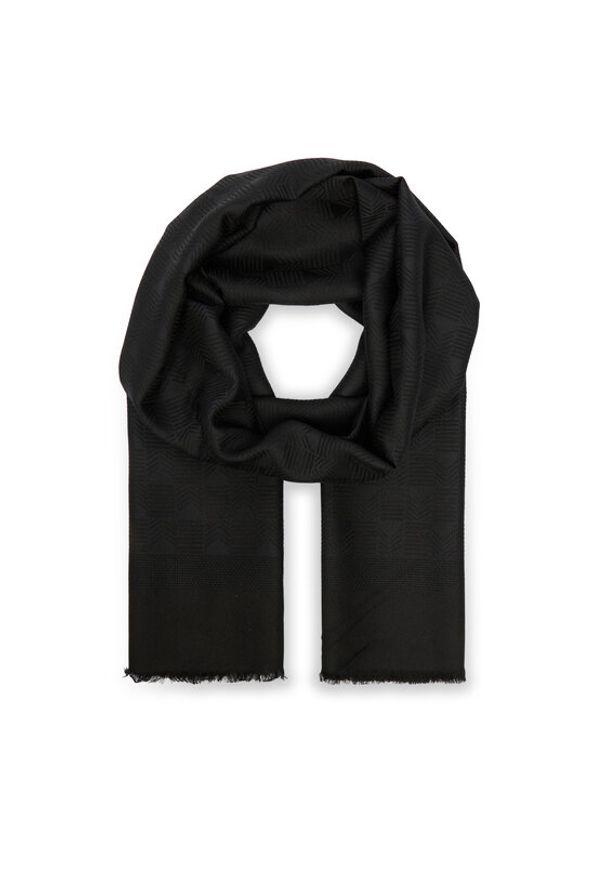 Guess Szalik AM9437 POL03 Czarny. Kolor: czarny. Materiał: materiał