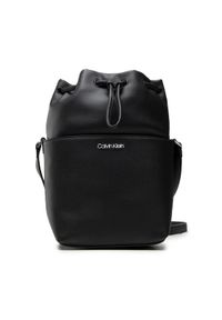 Calvin Klein Torebka Ck Must Bucket Bag Sm K60K609124 Czarny. Kolor: czarny. Materiał: skórzane #1