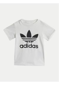 Adidas - adidas Komplet t-shirt i spodenki JE0521 Czarny Regular Fit. Kolor: czarny. Materiał: bawełna #4
