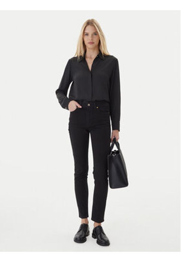 TOMMY HILFIGER - Tommy Hilfiger Jeansy WW0WW46725 Czarny Slim Fit. Kolor: czarny