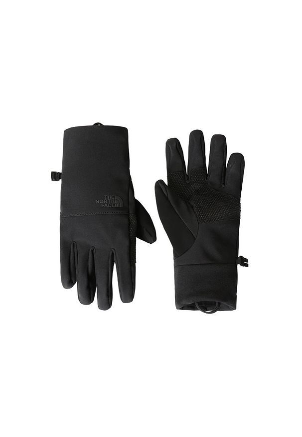 Rękawiczki The North Face Apex Etip 0A7RHEJK31 - czarne. Kolor: czarny. Materiał: materiał, tkanina. Wzór: nadruk. Sezon: jesień, zima