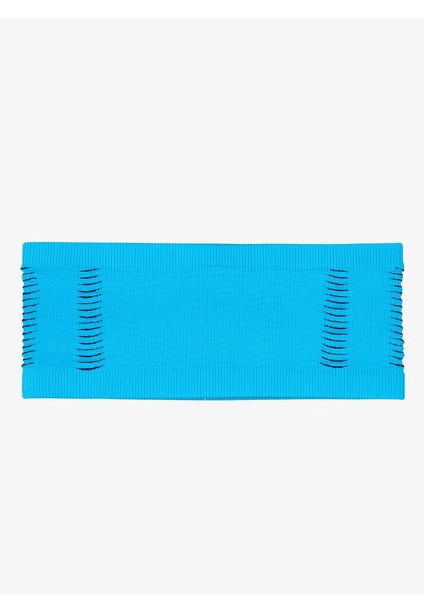 Opaska sportowa UYN Vibe Headband. Kolor: niebieski. Styl: sportowy