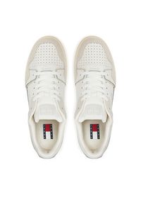 Tommy Jeans Sneakersy Tjw Retro Basket Sneaker EN0EN02818 Écru. Materiał: skóra #3