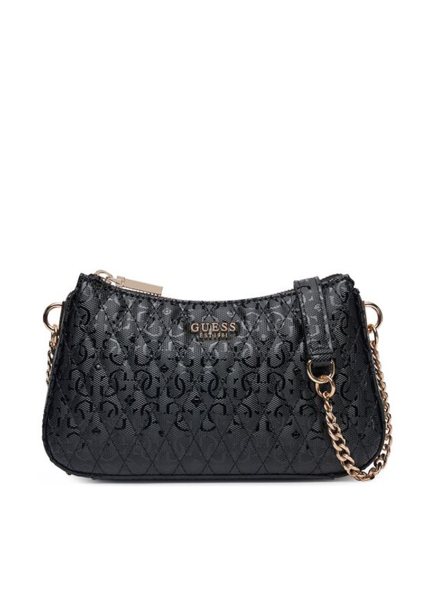 Guess Torebka HWGG96 26720 Czarny. Kolor: czarny. Materiał: skórzane