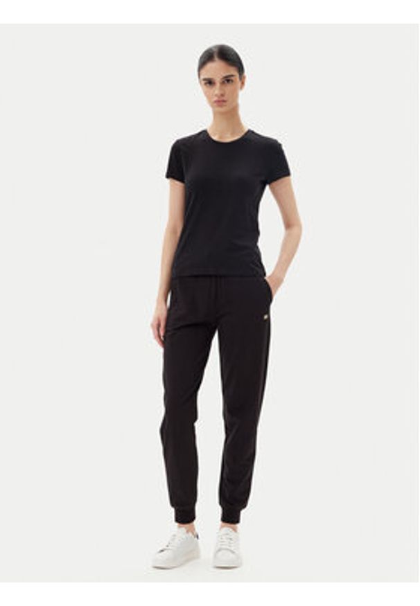 EA7 Emporio Armani T-Shirt 7W000497 AF14880 UC001 Czarny Regular Fit. Kolor: czarny. Materiał: bawełna
