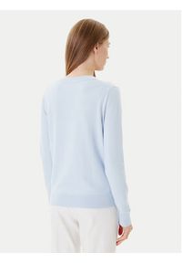 TOMMY HILFIGER - Tommy Hilfiger Sweter WW0WW40098 Błękitny Regular Fit. Kolor: niebieski. Materiał: syntetyk
