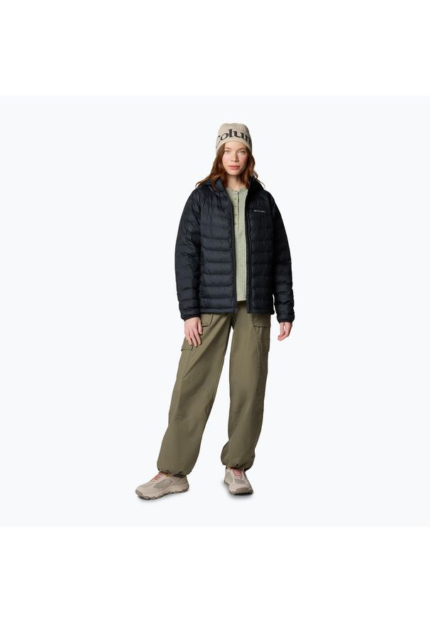 columbia - Kurtka puchowa damska Columbia Powder Lite II Hooded. Kolor: czarny. Materiał: puch. Sport: turystyka piesza