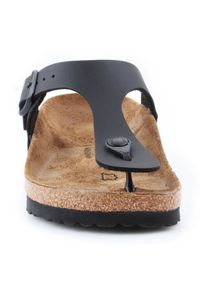 Japonki Birkenstock Gizeh W 0043693 czarne. Kolor: czarny. Materiał: materiał, zamsz, welur, skóra #5