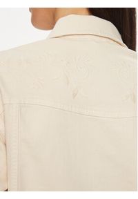 United Colors of Benetton - United Colors Of Benetton Kurtka jeansowa 25Z2DN05C Écru Regular Fit. Materiał: bawełna #5