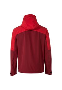 Kurtka softshell męska Vaude Elope Wind Jacket. Kolor: czerwony. Materiał: softshell