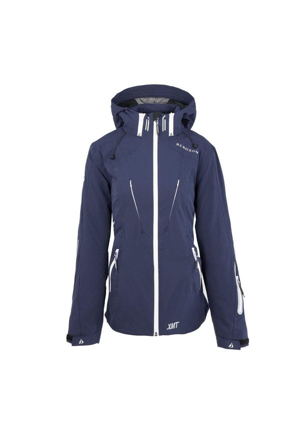 Kurtka narciarska damska Bergson3 ISSUE STX. Kolor: niebieski. Sezon: zima. Sport: narciarstwo