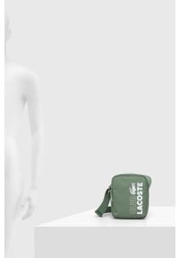 Lacoste saszetka kolor zielony. Kolor: zielony #4