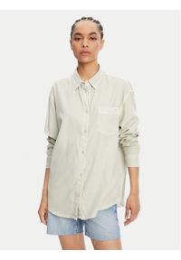 RVCA Koszula Showdown 23B051501 Zielony Relaxed Fit. Kolor: zielony. Materiał: bawełna