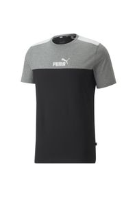 Puma - T-shirt de Ginástica 100% Algodão Homem Cinzento. Kolor: czarny