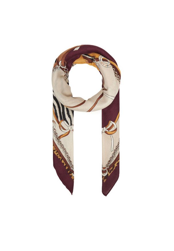 Liu Jo Chusta Foulard Ribbon Anima 2F5083 T0300 Beżowy. Kolor: beżowy. Materiał: poliester, materiał
