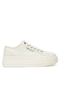 Tommy Jeans Sneakersy Tjw Foxing Flatform Lc EN0EN02736 Biały. Kolor: biały. Materiał: materiał