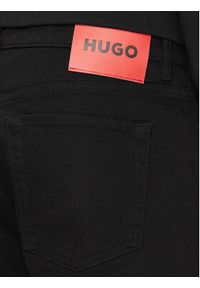 Hugo Szorty jeansowe 634/S 50511279 Czarny Tapered Fit. Kolor: czarny. Materiał: bawełna #4