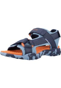 Sandały Geox Model J Borealis B Kolor Niebieski. Kolor: niebieski. Materiał: tkanina. Sport: turystyka piesza