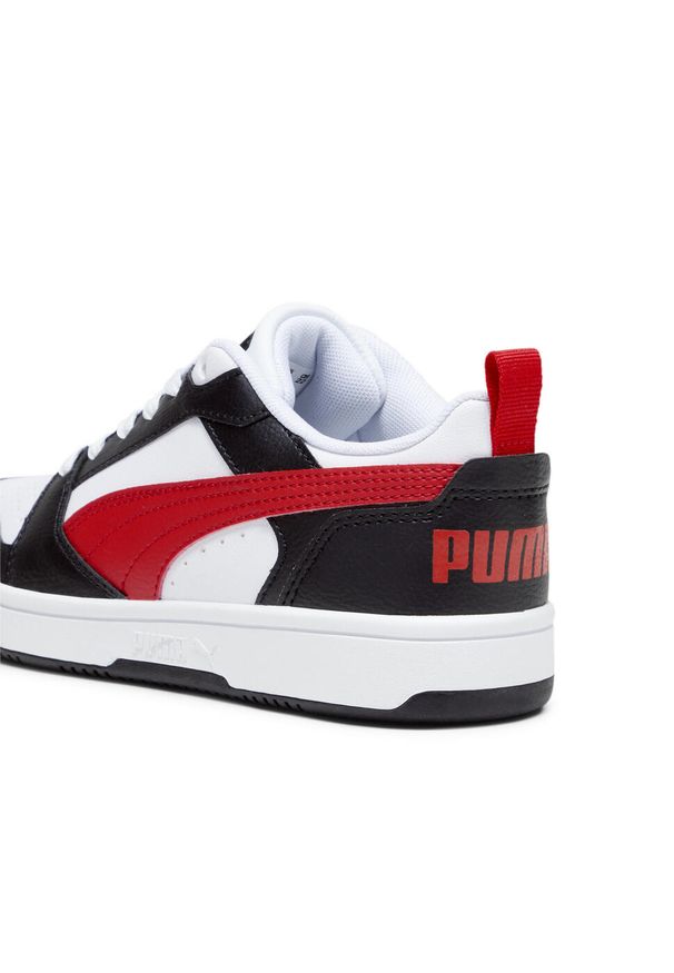 Puma Buty Rebound V6 Lo Jr 39383304. Kolor: biały, czerwony, wielokolorowy, czarny