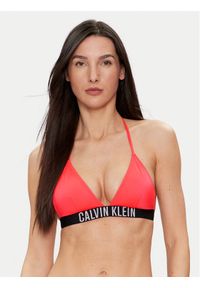 Calvin Klein Swimwear Góra od bikini KW0KW02506 Czerwony. Kolor: czerwony. Materiał: syntetyk