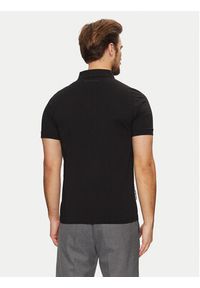 Karl Lagerfeld - KARL LAGERFELD Polo 745091 551251 Czarny Regular Fit. Typ kołnierza: polo. Kolor: czarny. Materiał: bawełna