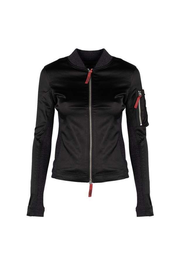 Diesel Bluza "T-Opuntia" | A06193-0BHAV | Kobieta | Czarny. Okazja: na co dzień, na spacer. Kolor: czarny. Materiał: acetat, elastan. Styl: elegancki, casual