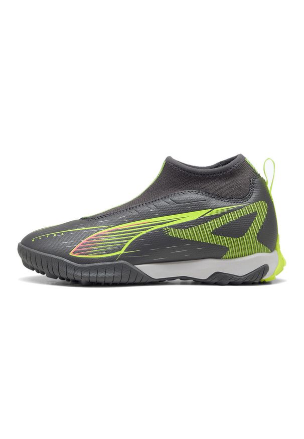 Puma - Buty piłkarskie dziecięce PUMA Ultra 5 Match+ LL TT + Mid Jr. Kolor: żółty. Sport: piłka nożna