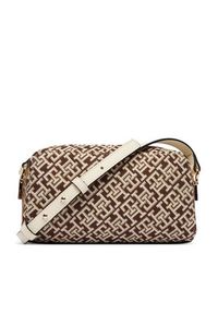 TOMMY HILFIGER - Tommy Hilfiger Torebka Th Grace Camera Bag Jacquard AW0AW18864 Brązowy. Kolor: brązowy #3