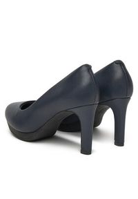 Clarks Czółenka Ambyr Joy 261626674 Granatowy. Kolor: niebieski. Materiał: skóra